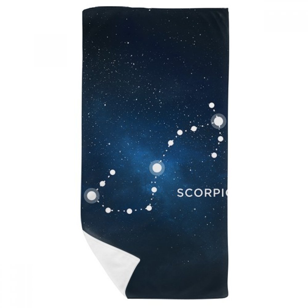 Serviette de bain Scorpion multicolore et gant de toilette doux