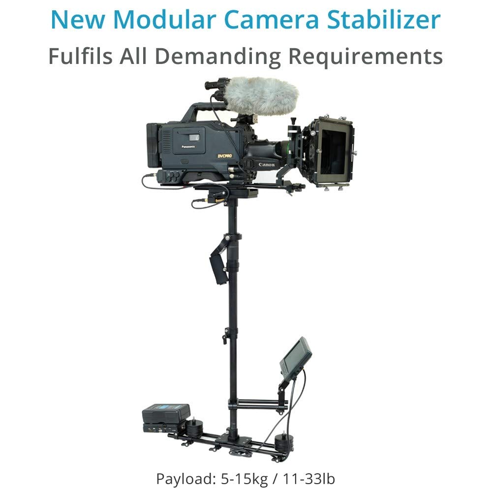 FLYCAM Zest Pro Electronic Video Camera Stabilizer Gold Mount with