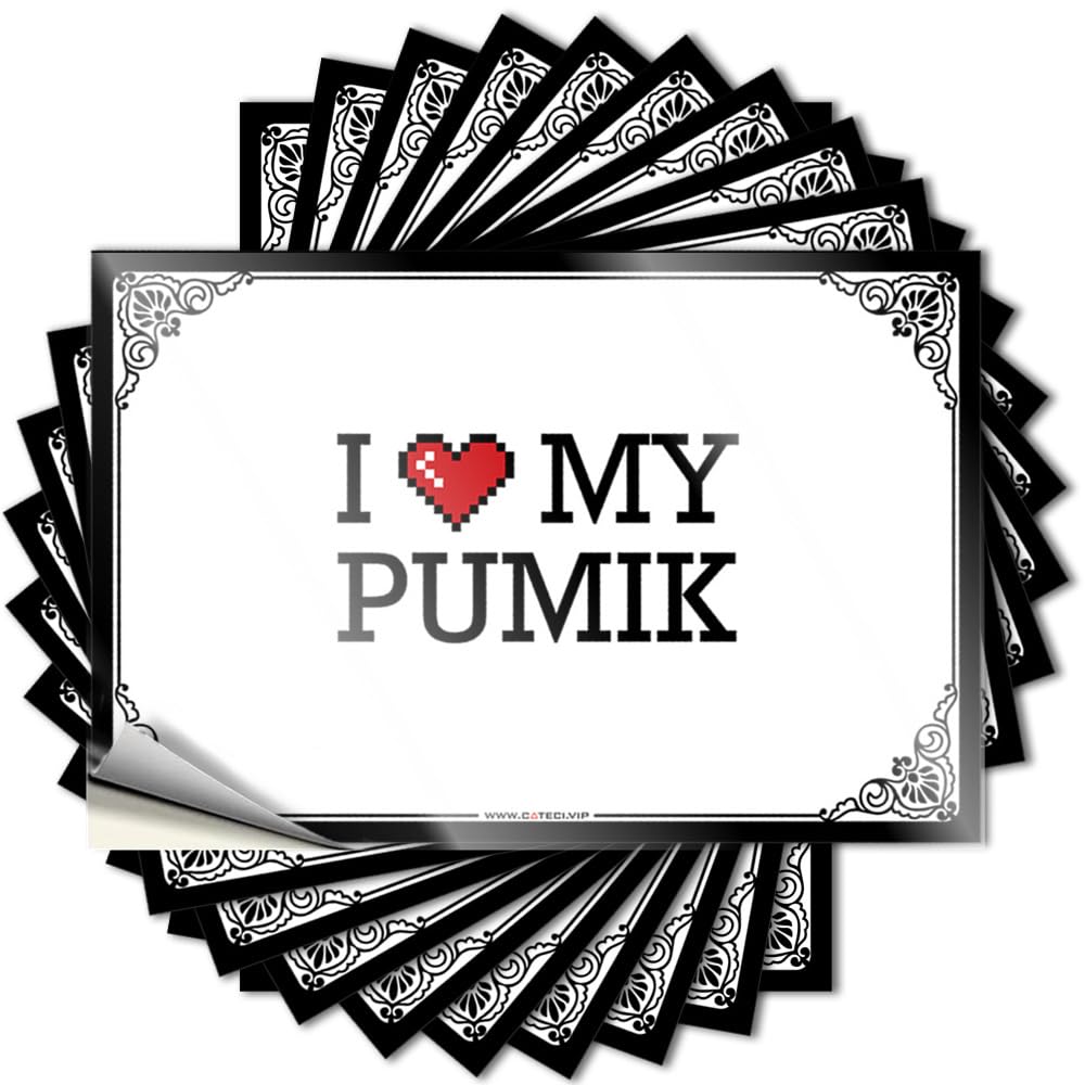 Sets Tattoo - Girly Inside Case I Love My Pumik(8X12CM)