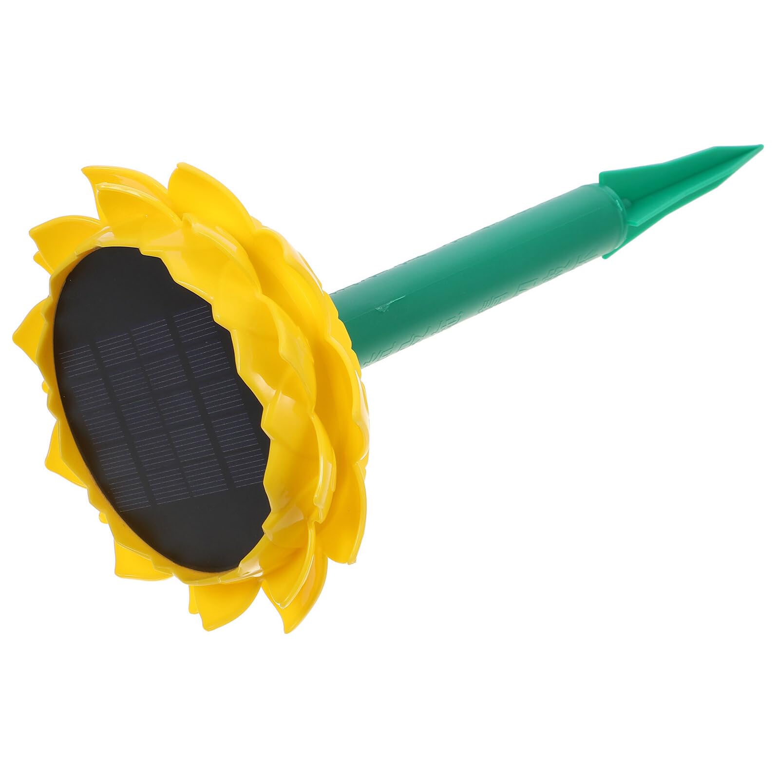 Altoparlante Solare a Loto Giallo in Plastica 500mah | Portatile, Riproduce Canti Buddhisti, per Esterni e Giardino, Forma Lotus