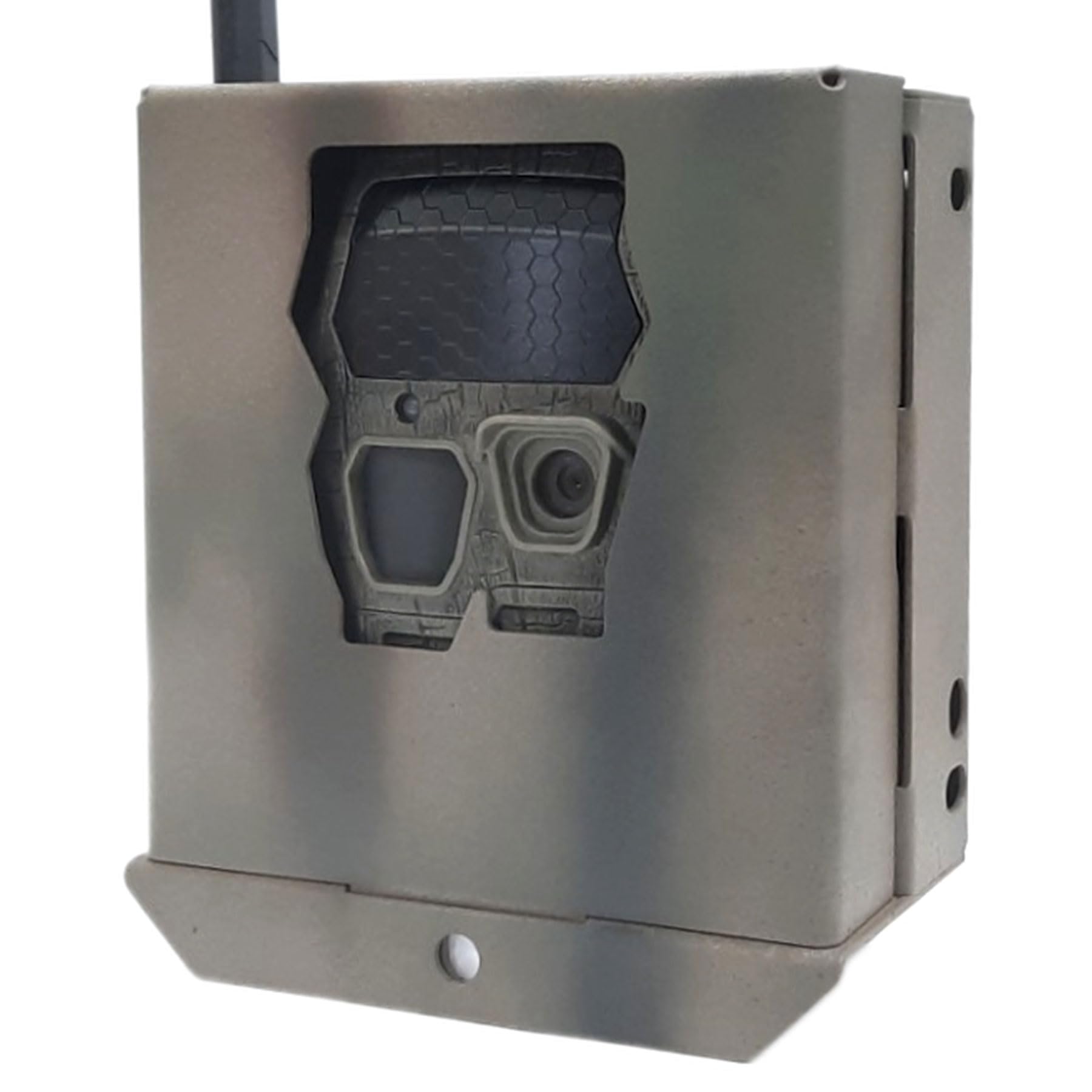 Wildgame Innovations Encounter 2.0 & XT - Caja de seguridad para cámara de caza para juegos al aire libre (19102) - Accesorio de equipo de caza de camuflaje de acero duradero y resistente a