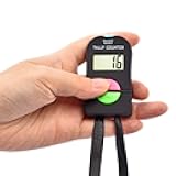 Electronic Tally Counter/Handheld Number Clicker with Lanyard, 4-Digital,Disc Golf/Baseball Pitch/Bus Driver/Fish/Crochet Row Count (1 Pack)