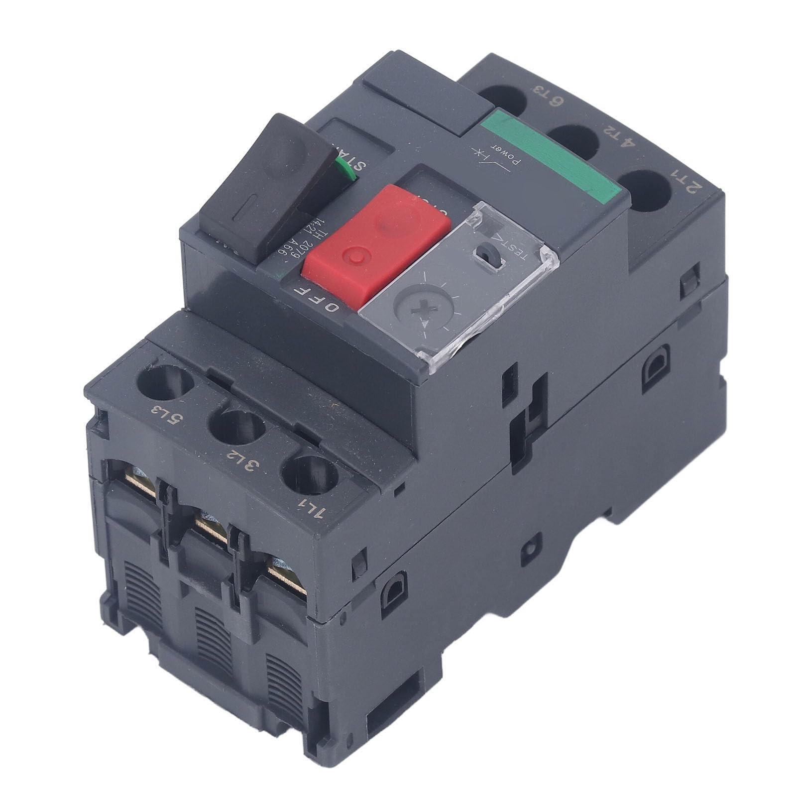 Interrupteurs de Protection de Moteur, Disjoncteur Magnétique Thermique, Protection contre les Surcharges sur Rail de 35mm, AC 690V (GV2-ME06 1-1,6A)