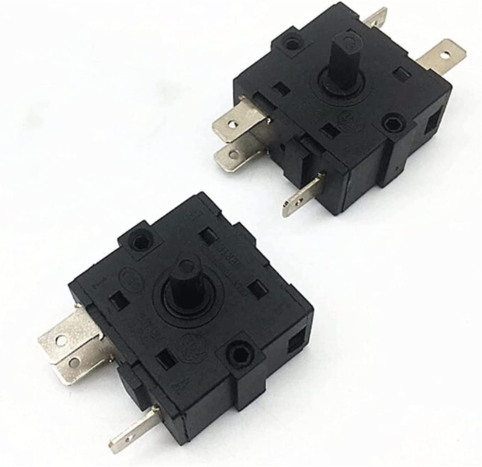 LEJDI 10 pièces Chauffage de pièce électrique Position 3 Broches 5Pin commutateur Rotatif sélecteur AC 250V 16A radiateur (Color : 3 Pin LEJDI 10 pièces Chauffage de pièce électrique Position 3 Broches 5Pin commutateur Rotatif sélecteur AC 250V 16A radiateur (Color : 3 Pin