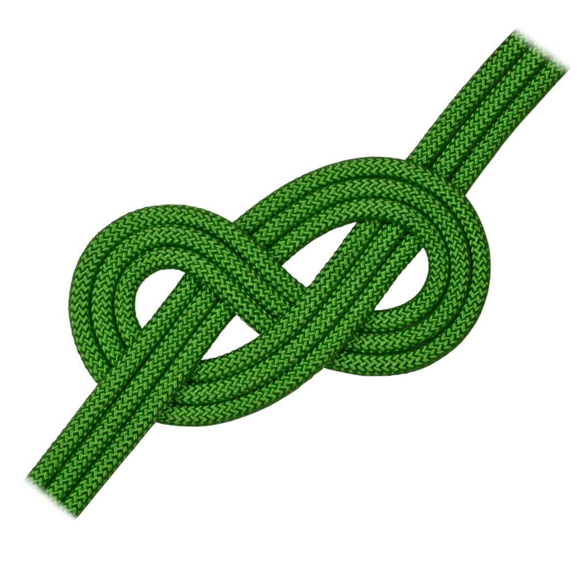 Corderie Italiane 006087458 Doppia treccia skipper alta tenacità, verde flu, 6 mm - 50 metri