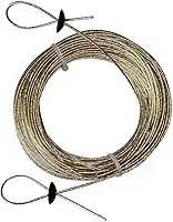 Kit 2 Varais de Aço 10m Cada – Total 20m Revestido em PVC Alta Resistência e Durabilidade Não Enferruja Nem Rasga Roupa.