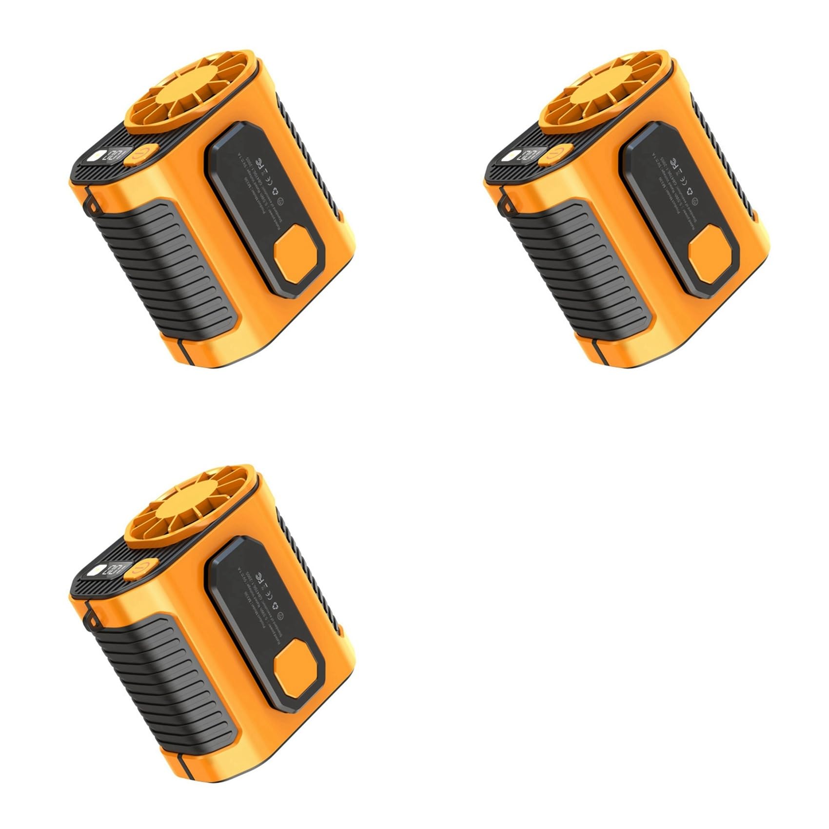 Ventilateur de taille portable contre la chaleur extrême sur site de soudage 3X