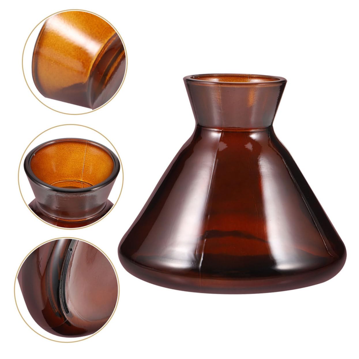 Ciieeo 2pezzi Bottiglie Diffusore Aroma Ricaricabili Trasparenti per Oli Essenziali e Profumi Decorativi