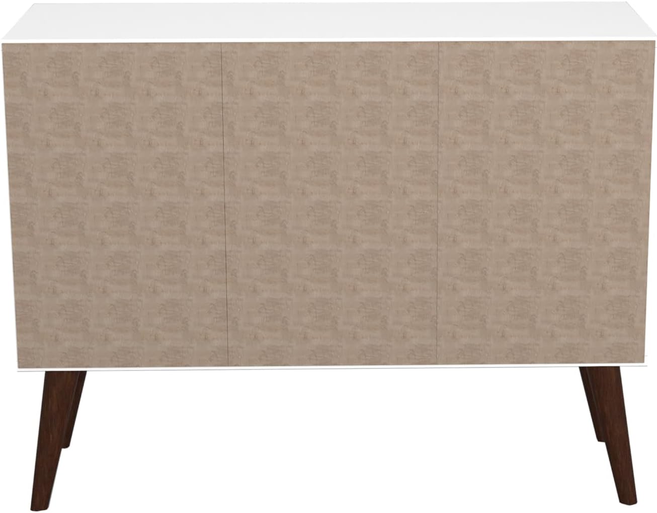Bromma White Mid-Century Modern 36" Sideboard with Splayed Legs