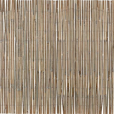 Waltons Bamboo Wooden Slat Fencing Screening for Gardens, Patio, Terrace, Privacy Shield Divider (1.5 X 4M) Cover
