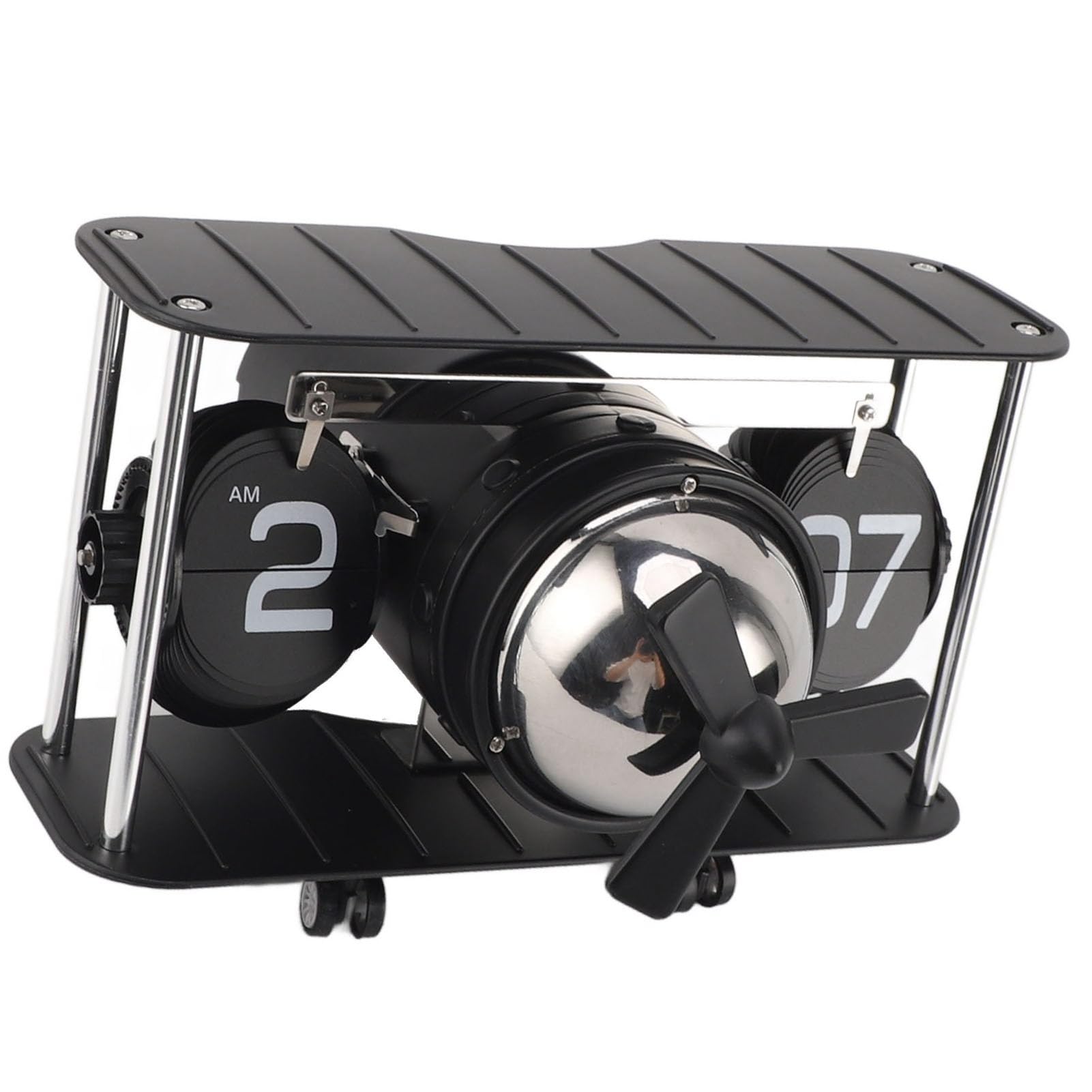 VGEBY Orologio Aereo Flip con Funzione di Temporizzazione (BLACK)