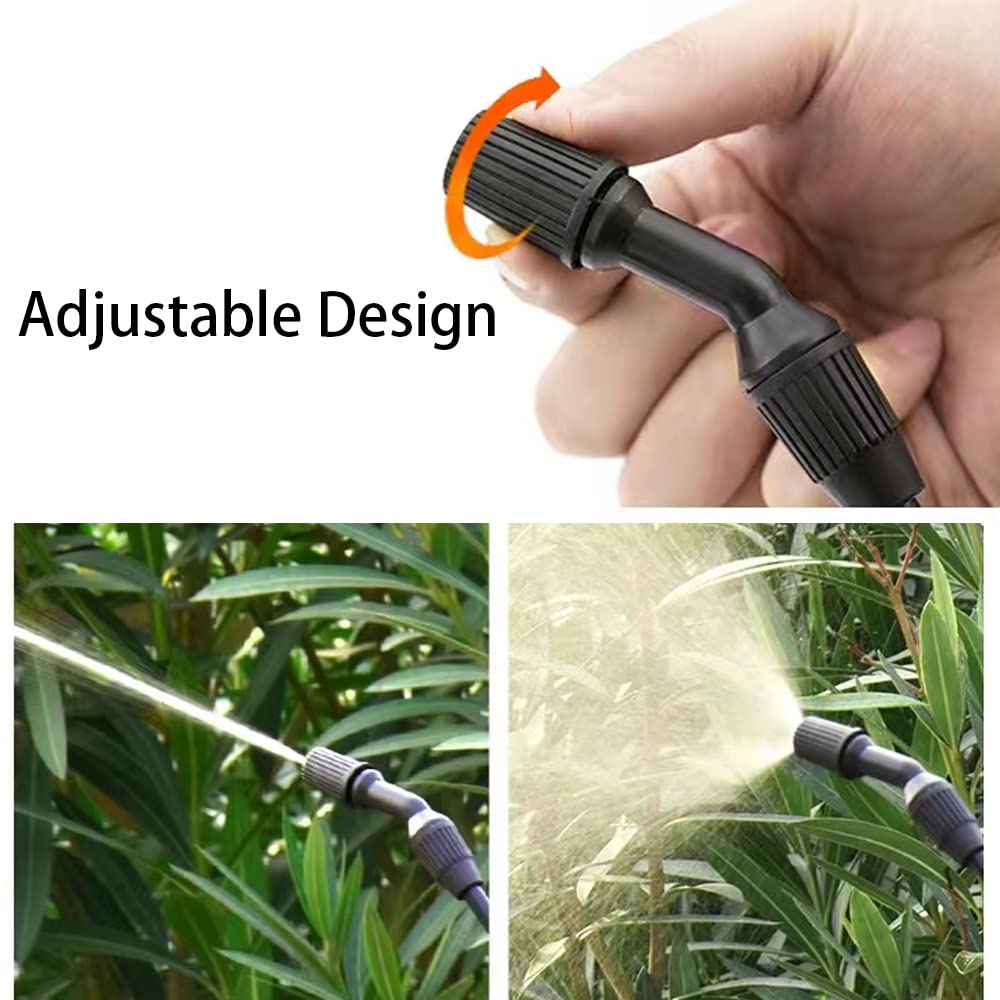 Lot de 2 buses de pulvérisation pour désherbeur de mauvaises herbes Cône Pièces de rechange Buse de pulvérisation de rechange Système professionnel pour arrosage et nettoyage