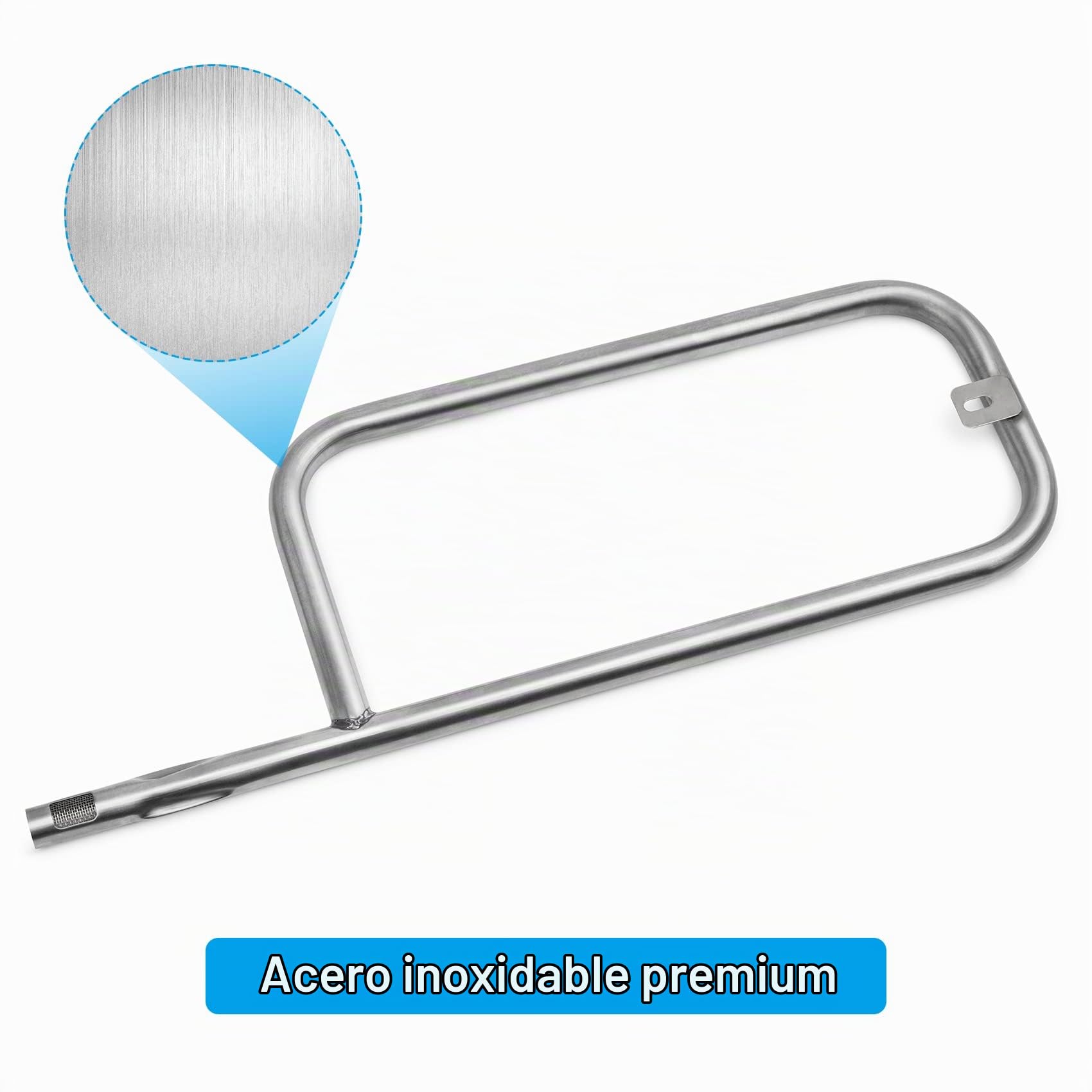 onlyfire Quemador del Acero Inoxidable para Weber Q200/Q2000 Parrilla del Gas (Pieza de Repuesto de 69956)