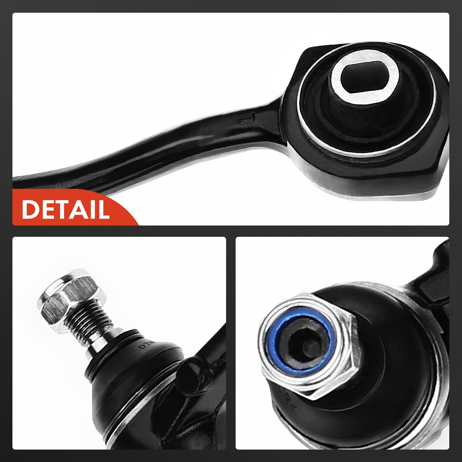 Frankberg 4x Braccio di controllo + 2x Asta di accoppiamento Compatibile con Classe CLC CL203 Classe C T-Model S203 SLK R171 Classe C Coupé CL203 Classe C W203 Replace# 2033300211