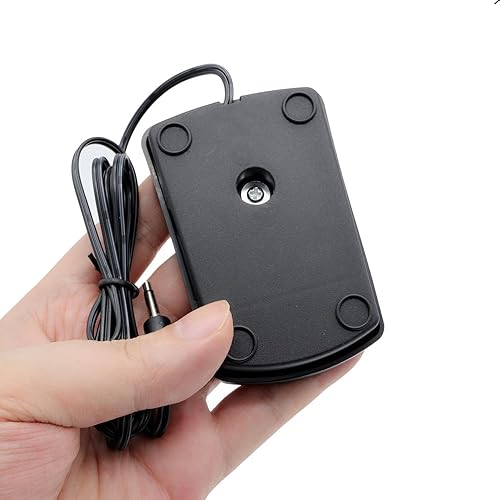 Miniatura 4 de Mini pedal de pie para máquina de coser de 4.9 ft, interruptor de pie para máquina de coser momentánea para el hogar, controlador de pedal operado