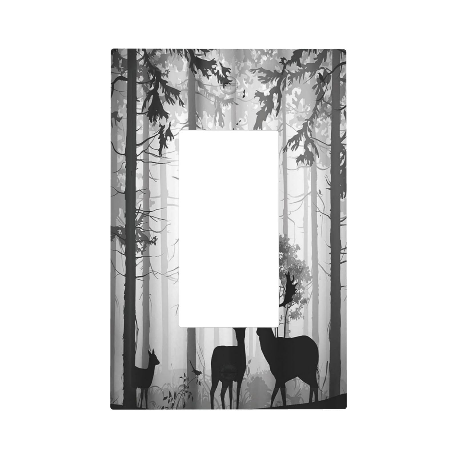 Rustic Deer Wall Plates - Country Style Switch Covers -24 Rustic Deer Wall Plates - Country Style Switch Covers -24
