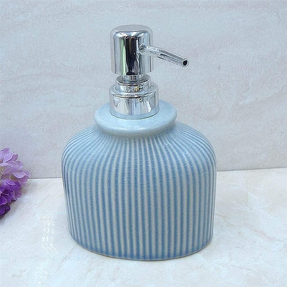 Łazienka Dozownik Mydła Butelki Ceramiczne Z Elegancką Pompką Puste Po Szamponie W Łazience Dozownik Mydła Płynie