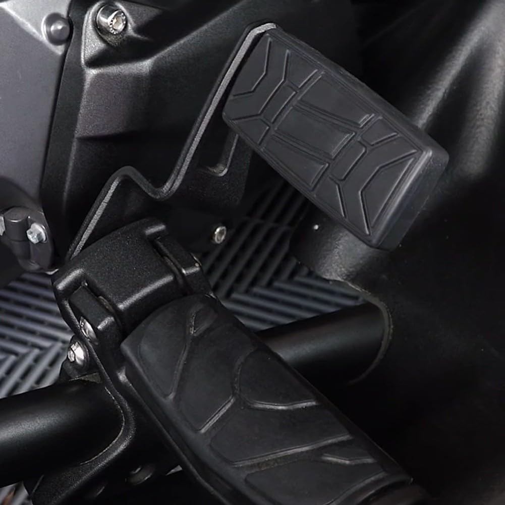 Pedal de freno de repuesto de tamaño completo para Can-Am Spyder para modelos RS RT ST F3 2010-2023 - Accesorio de almohadilla de acero y goma - Negro