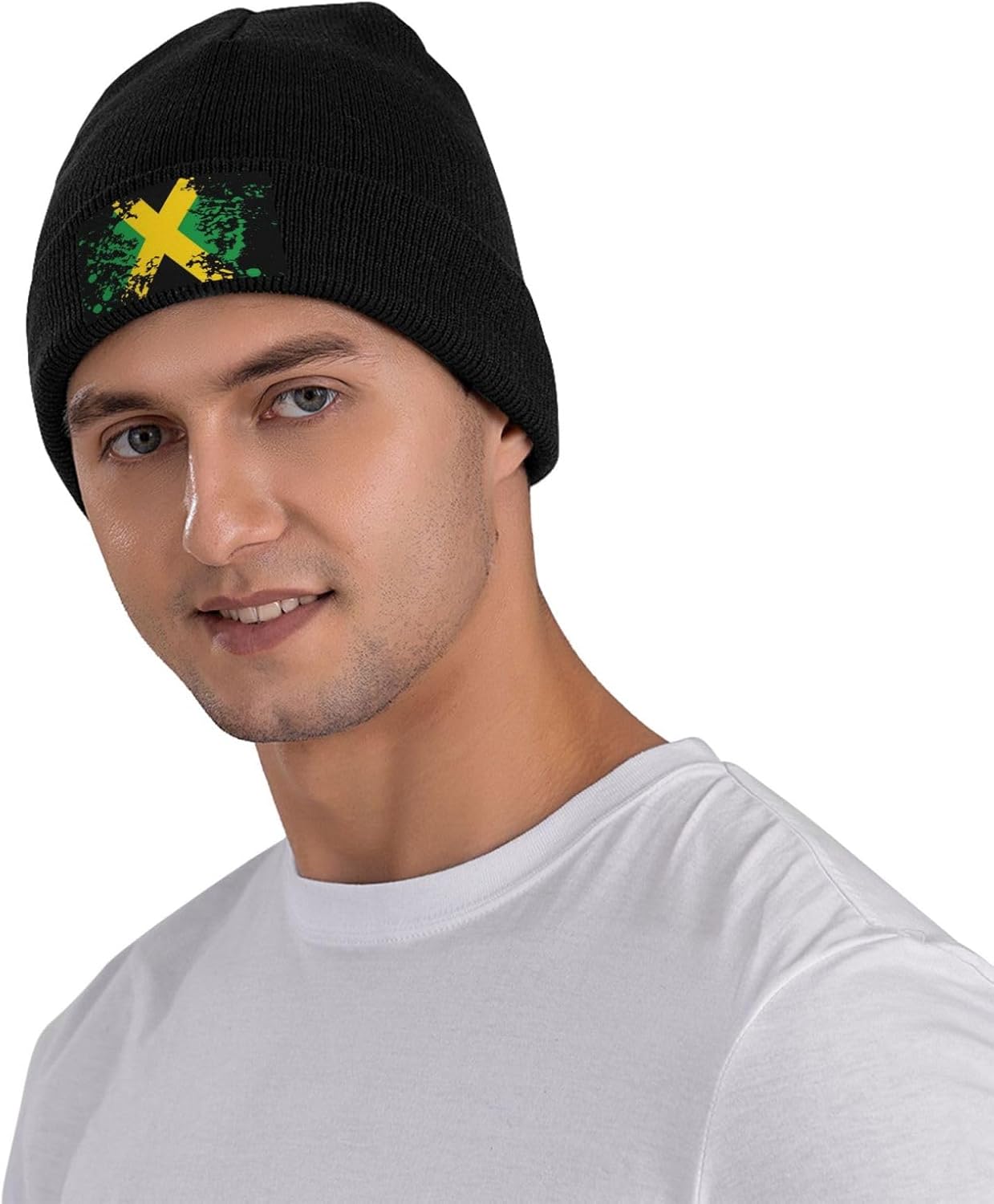 Jamaica Flag Jamaican Beanie Hat Funny Sleep Cap Headwear Hats Neck Gaiter Headscarf for Women Men - Image 5