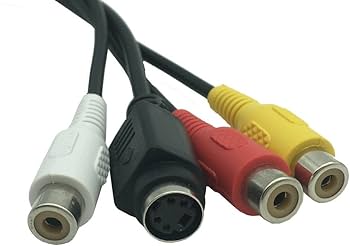 TV Sビデオ 3 RCA PC コンピュータ AV アダプタケーブル Amazon | Like-You VGAからRCAケーブル、VGA から TV Sビデオ 3 RCA PC
