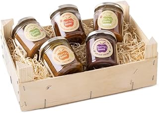 Fruits of the Forage Chutney and Chilli Jam Hamper, Includes Damson Sloe, Carrot Curry, Heritage Pear Chutney's and Hot Rhuby & Hot Crabby Chilli Jam's. Vegan, Sustainably Sourced 5.5kg