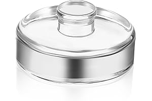 PRETYZOOM Glass Weights for Wide Mouth Jars