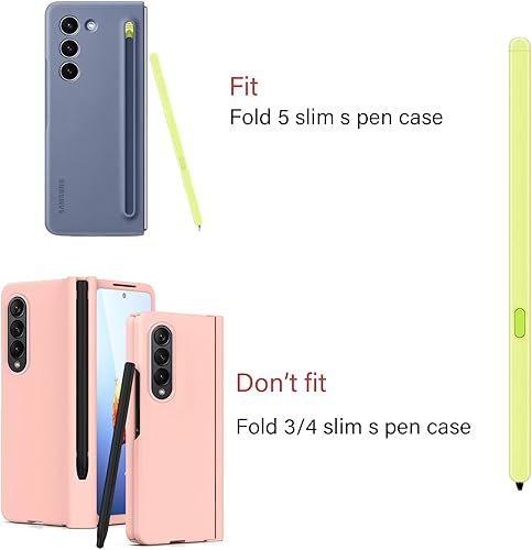 Miniatura 9 de Galaxy Z Fold 5 S Pen para Samsung Galaxy Z Fold5 Stylus Pen y Z Fold 5 S Pen Fold Edition sin Bluetooth + 2 puntas (verde) EJ-PF946BBEGUS