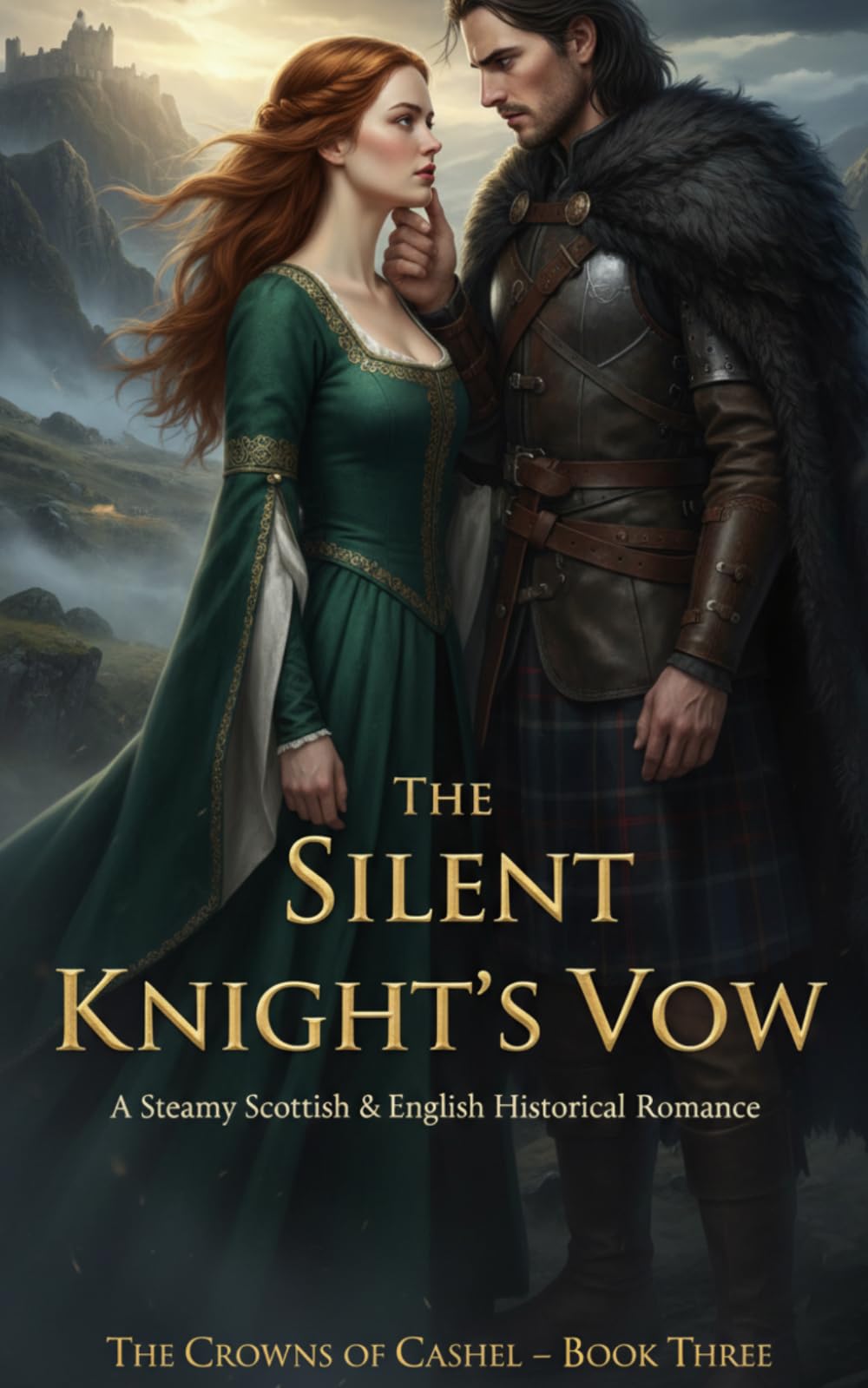 The Silent Knight’s Vow: A Steamy Scottish & English Historical Romance (The Crowns of Cashel Books 3)