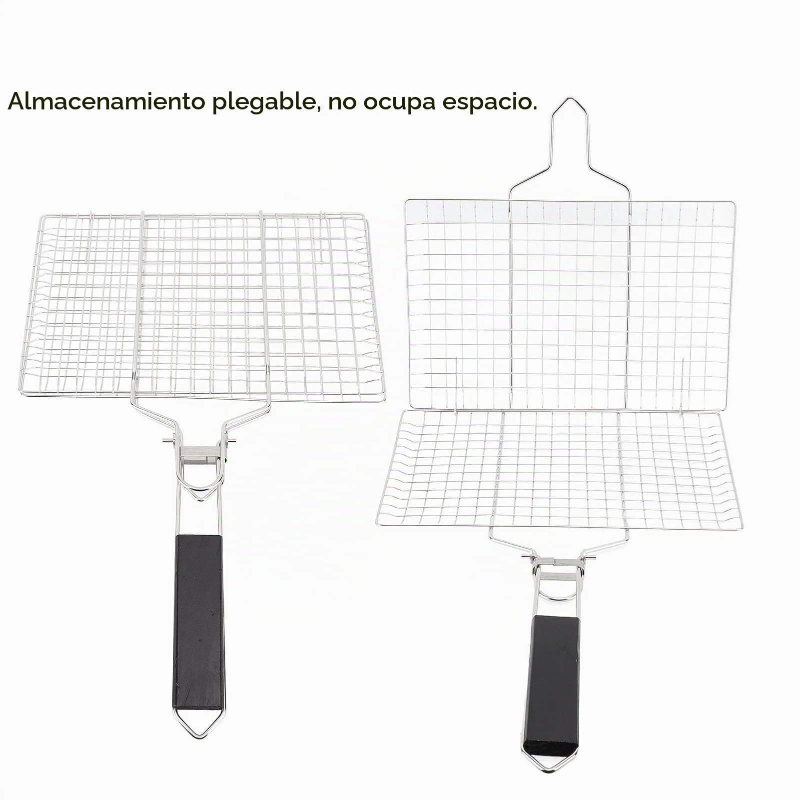 Parrilla De Barbacoa Al Aire Libre Parrilla De Pescado Desmontable Plegable Accesorios De Parrilla Portátiles De Acero Inoxidable 304 Adecuados para Pescado Carne Verduras