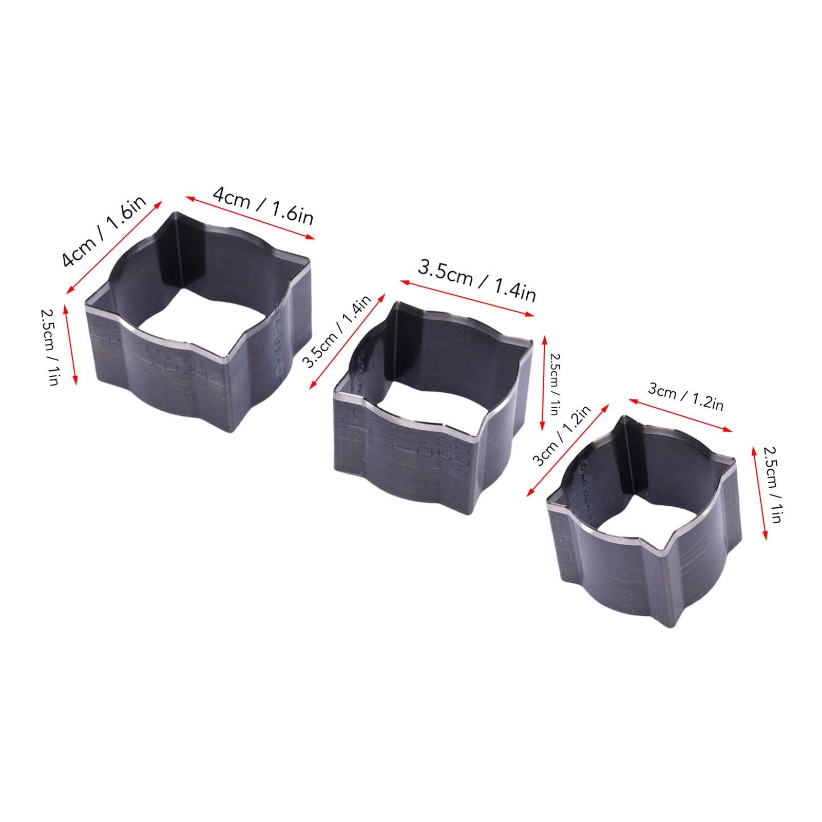 Die Punch Cutter Set High Carbon Steel Leather Crafts Cutting Hollow Punching Tool for Manual Belts, Suitable for Leather Products