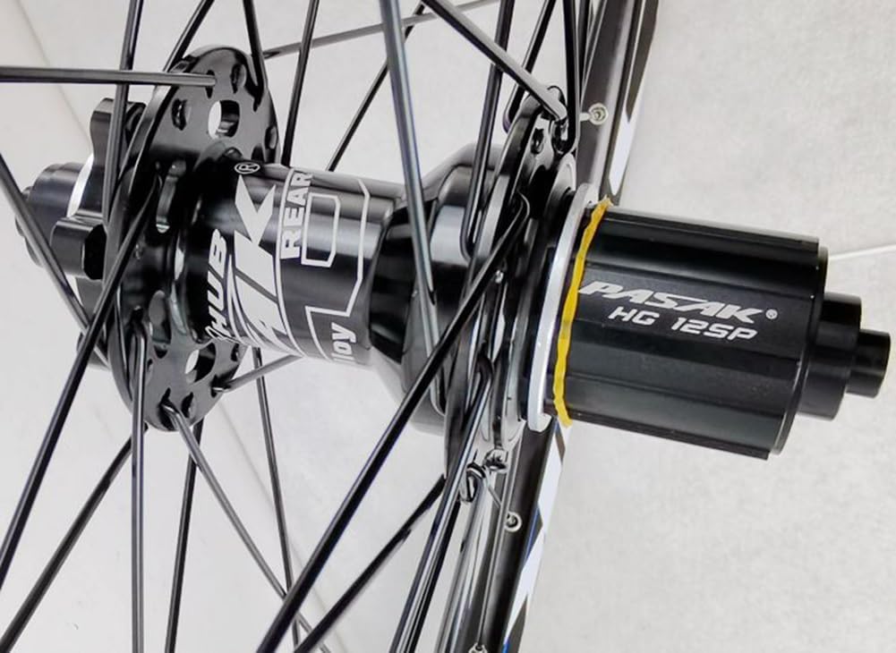 Set di ruote per mountain bike da 29 pollici, cerchi con freno a disco, mozzi con cuscinetti sigillati, supporto per cassetta a 8-12 velocità, set di ruote QR anteriori 9 * 100 mm, posteriori 10 135