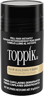 Toppik - Fibres de Construction Capillaire en Poudre - Blond - Fibres Dérivées de Kératine pour des Cheveux à l'Aspect Naturellement plus Épais