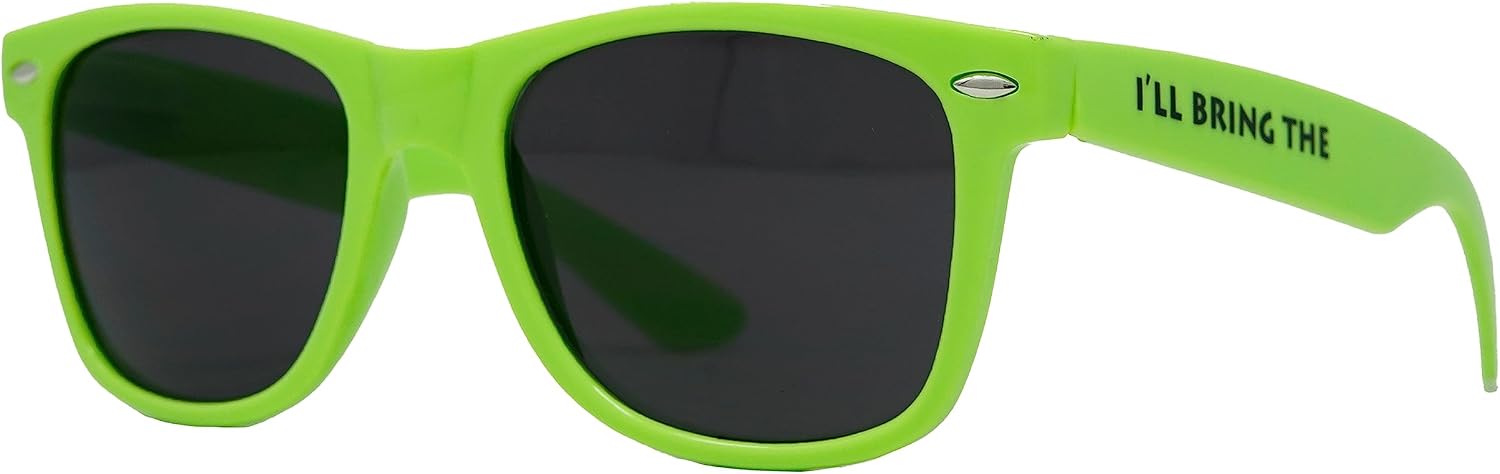 Funky Junque Polarized Retro Sunglasses - UV Protection Classic Unisex Shades - Bachelorette Party, Solid Colors, Value Packs