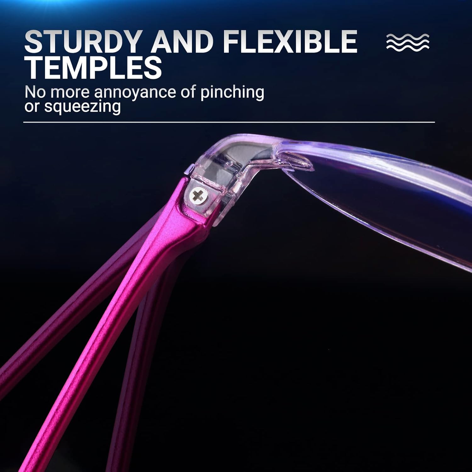 TERAISE Reading Glasses for Women Anti-Blue Light Glasses Diamond-Cut Design Computer glasses Anti-Fatigue Reader