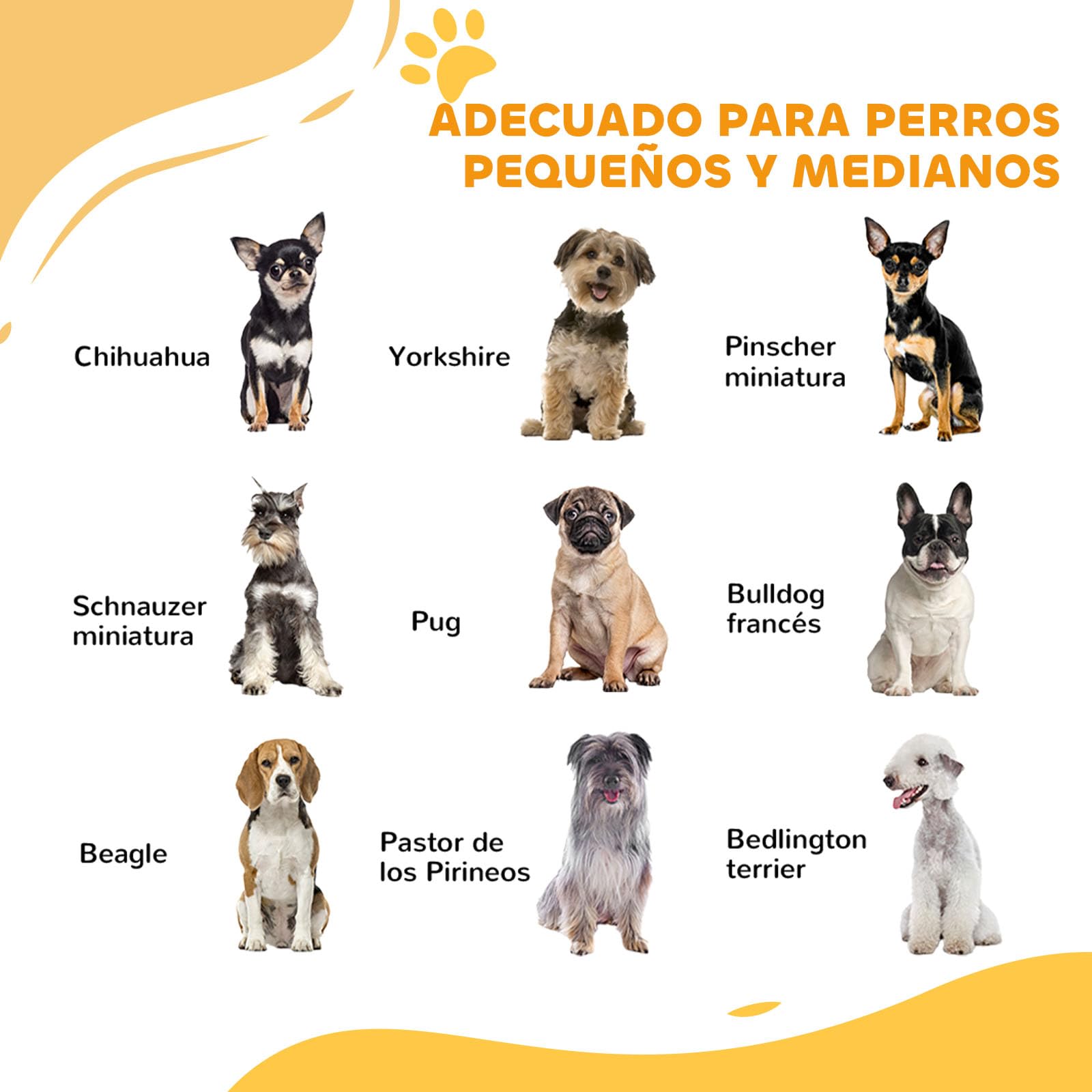 PawHut Barrera de Seguridad para Perros Extensible 74-100 cm Blanco | Barrera para Perros, para Puertas y Escaleras, Montaje a Presión, Puerta Pequeña, Doble Bloqueo