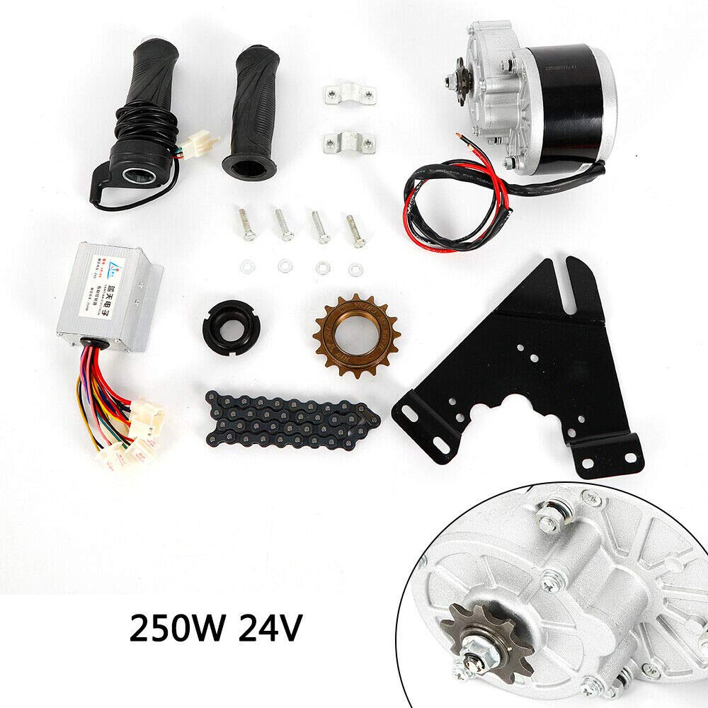 TBVECHI 24V 250W Electric Bicycle Motor Kit, E-Bike Conversion Kit w/Motor Controller for 16
