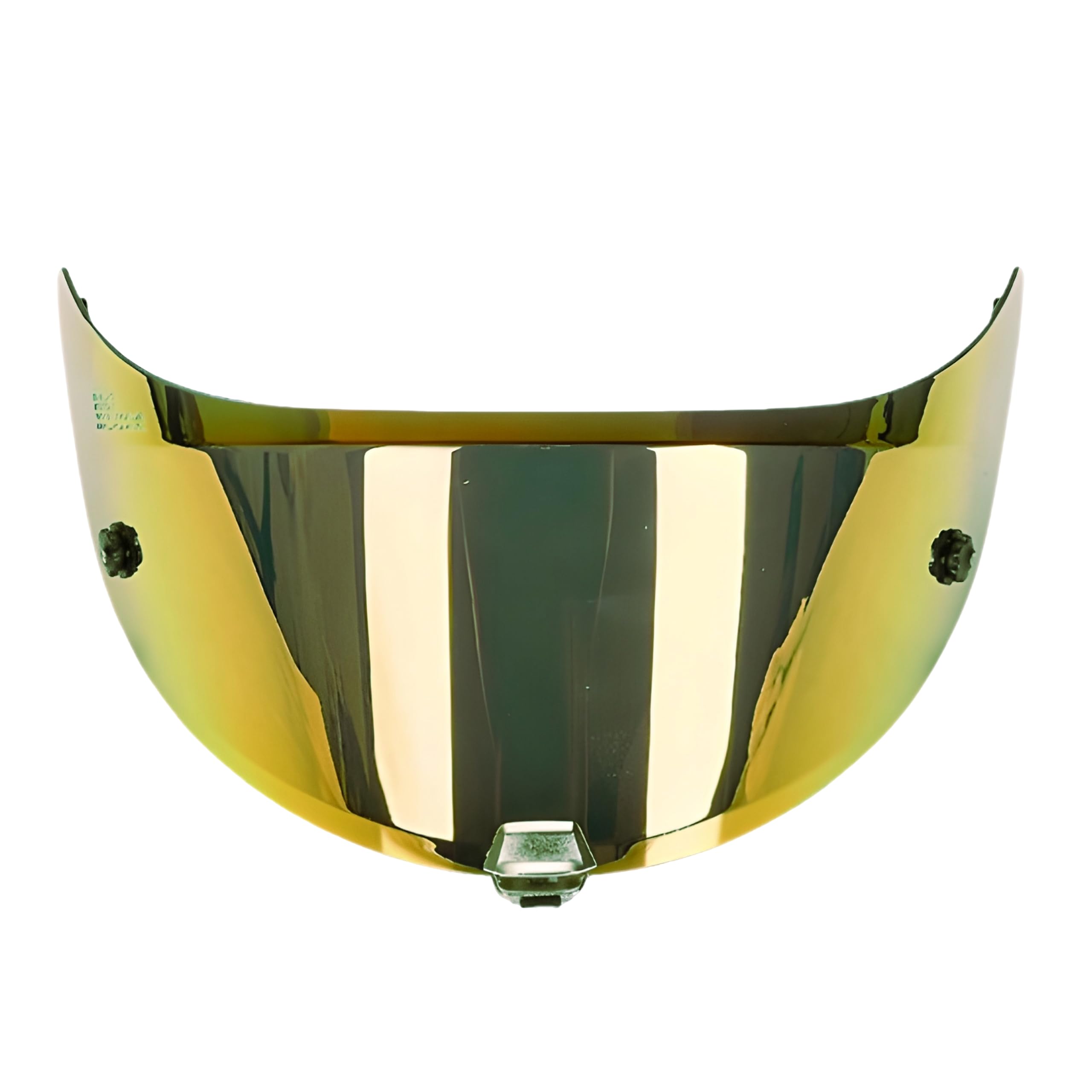 Guajiro - Visière Compatible avec HJC HJ-26 | RPHA11 y RPHA70 (CARBON) | Écran avec support Pinlock Antibuée et système Tear-off | Polycarbonate de Haute Qualité (Or)