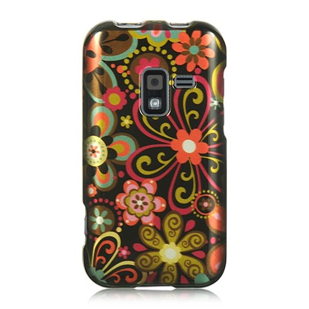 Dream Wireless CASAMR920BKMTFL Slim and Stylish Design Case for the Samsung Galaxy Attain 4G/R920 - Retail Packaging - Black Multi Flower