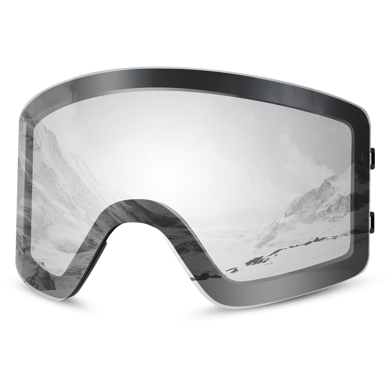 Odoland Ski Goggles Set including Detachable Magnetic Lens
