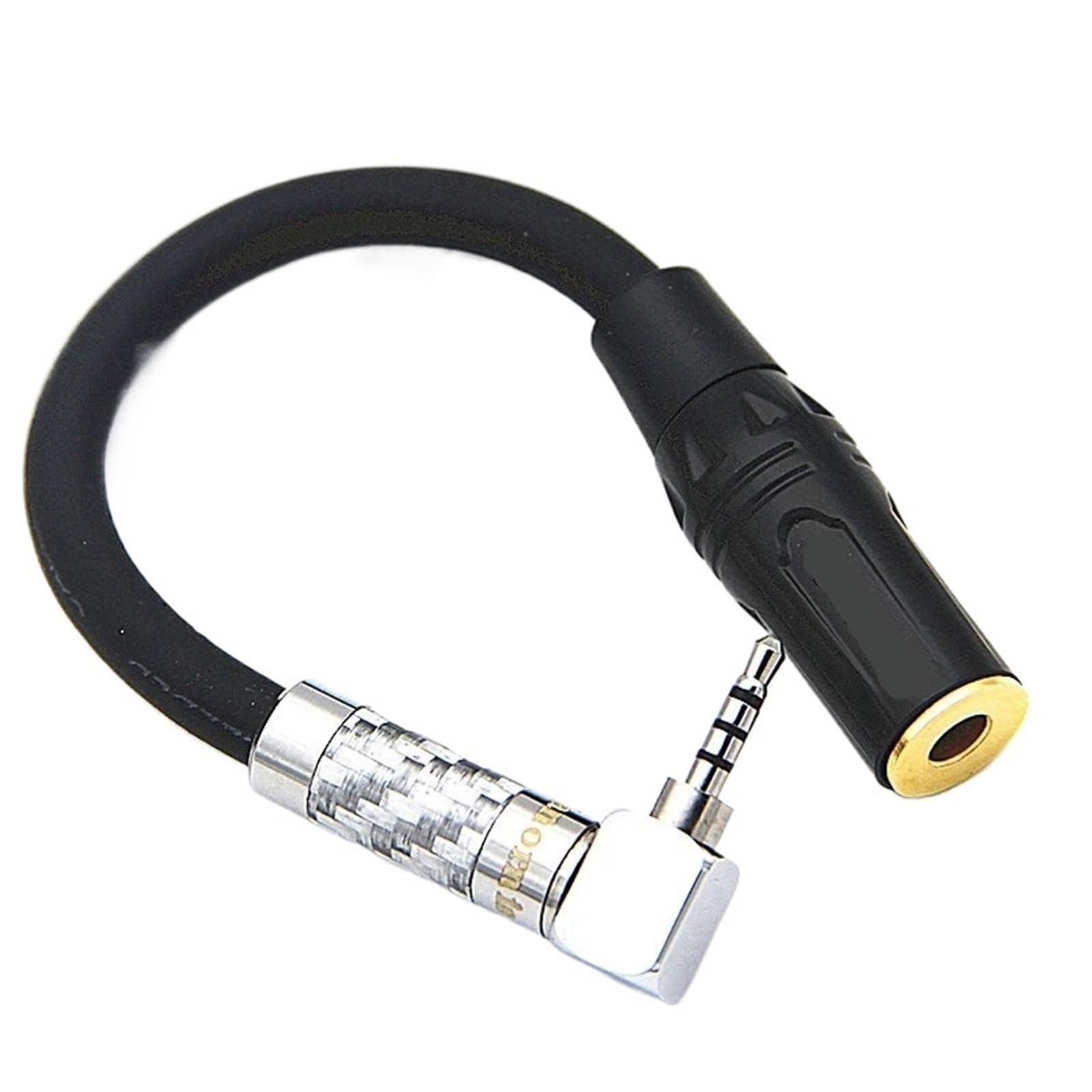 Cable Adaptador de Audio for Auriculares balanceado Hembra de 4,4 mm, 4,4 mm a 3,5 mm, 4,4 mm a 2,5 mm, 4,4 mm a 6,35 mm, 4,4 mm a XLR, ángulo de 4 Pines | 2.5mm Balance Straig