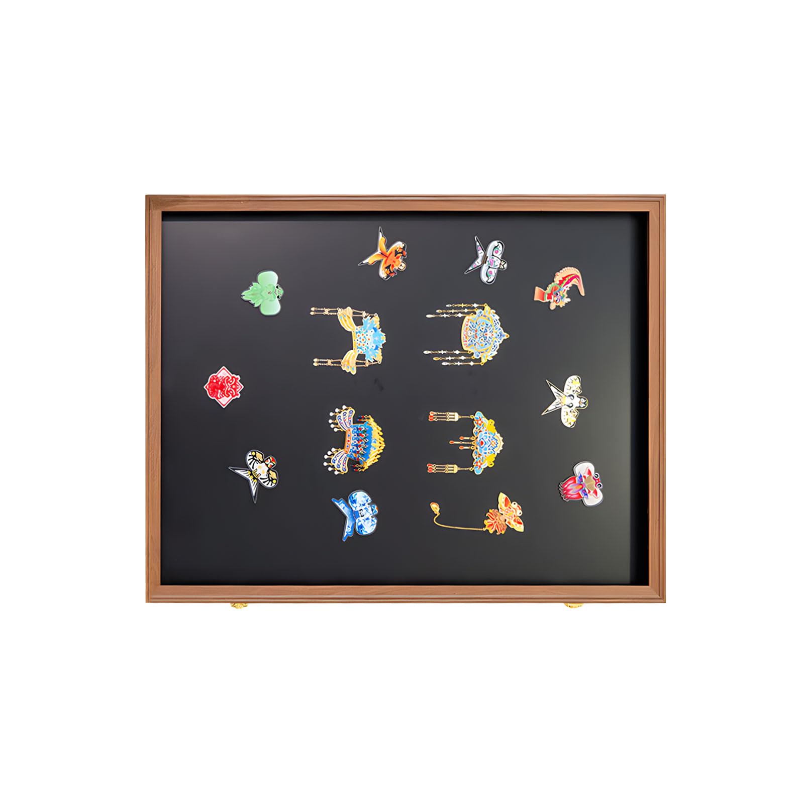 Elnwnnkc Stylish Acrylic Protected Achievement Display Frame for Collectible Badges and Certificates Space Saving Ribbon Display Solution