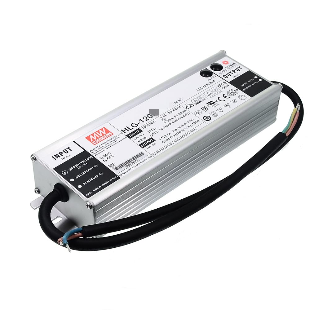 MEAN WELL HLG LED Driver， HLG-120H-20A 120W 6A