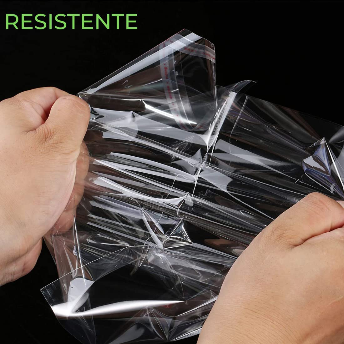 200 Bustine Trasparenti richiudibili con chiusura Adesiva Trasparenti Sacchetti Trasparenti CellophaneSacchetti Di Bustine Trasparenti (10x14cm)