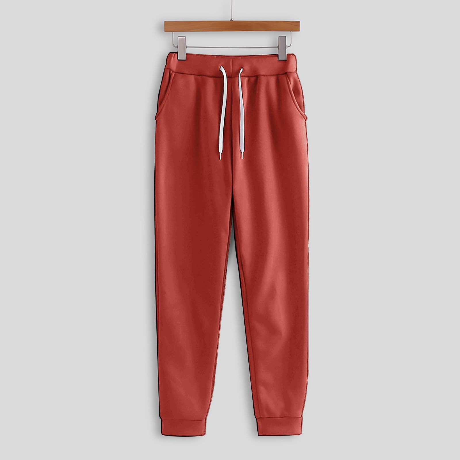 Conjunto deportivo de dos piezas para mujer, conjunto de sudadera con capucha estampada y pantalones deportivos con bolsillos canguro