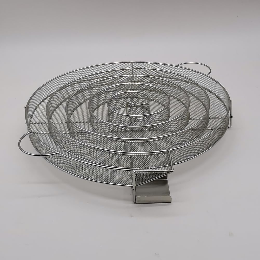 Kaltrauchgenerator, räucherofen edelstahl für heißes und kaltes Rauchen, perfekt für alle Grillgeräte und Raucher, Rauchzeit bis zu 24 Stunden
