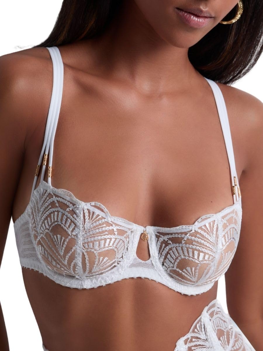Aubade Women's Vibes Half Cup Bra - White - 34E
