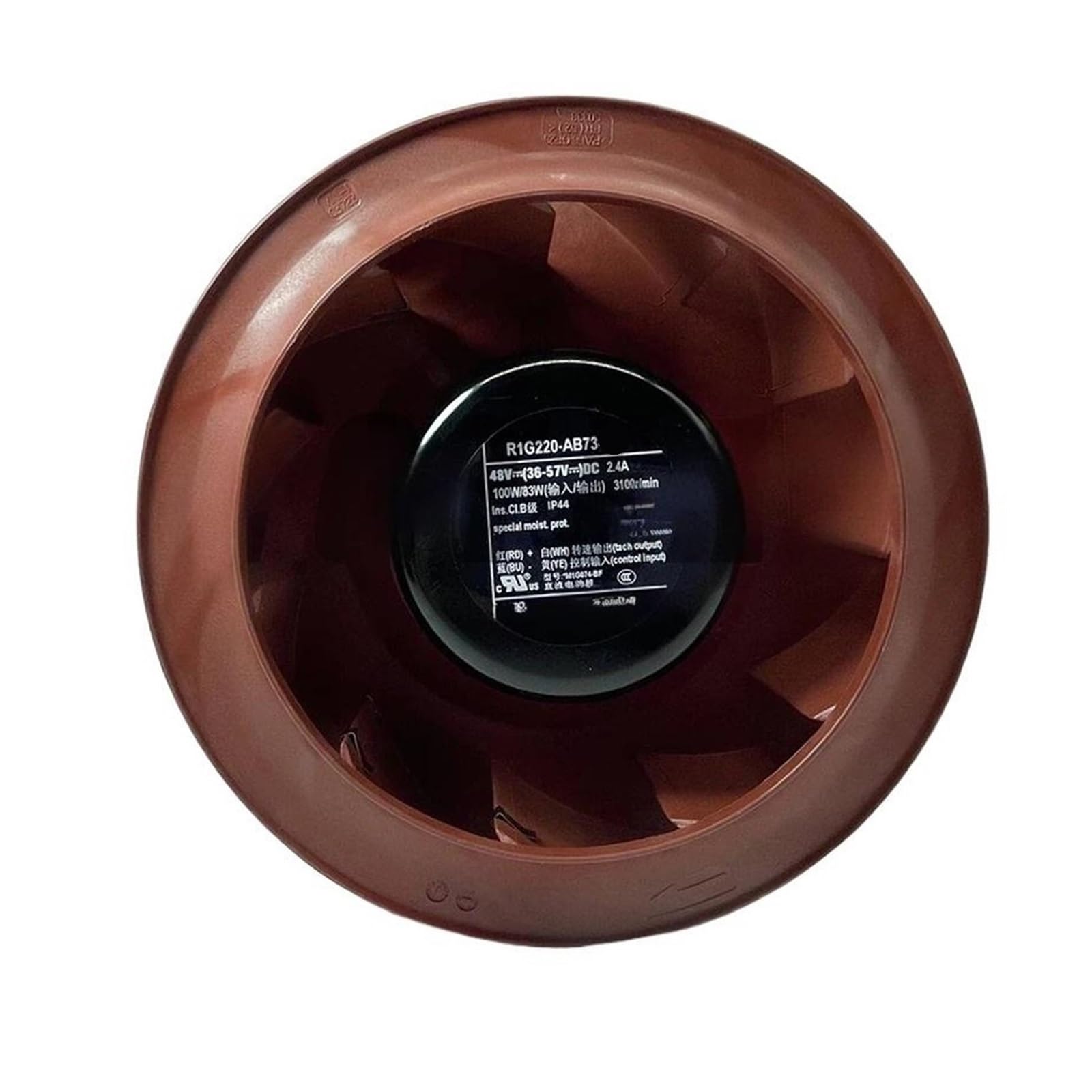 YMUGUEGH R1G220-AB73-52 100W 48V 2.4A 220MM Cooling fan