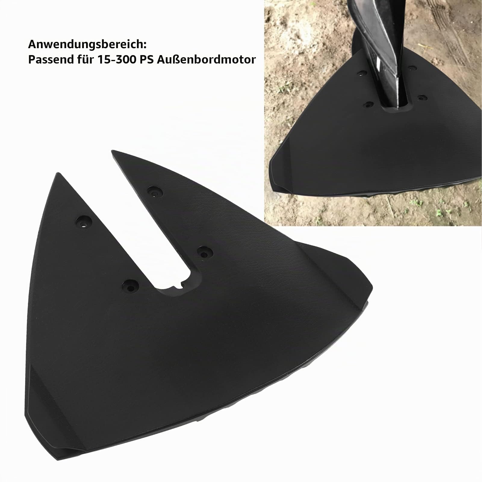 Hydrofoil für Außenbordmotor， Außenborder/Outdrive-Stabilisator， Marine Hydrofoil Stabilizer Professioneller Flossenstabilisator für Boote mit 15-300 PS Außenbordmotor
