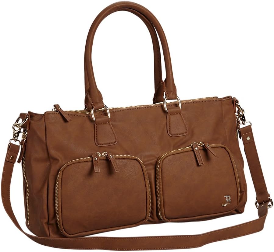Juno Blu Ventana Breast Pump Satchel, Cognac (Discontinued by Manufacturer)