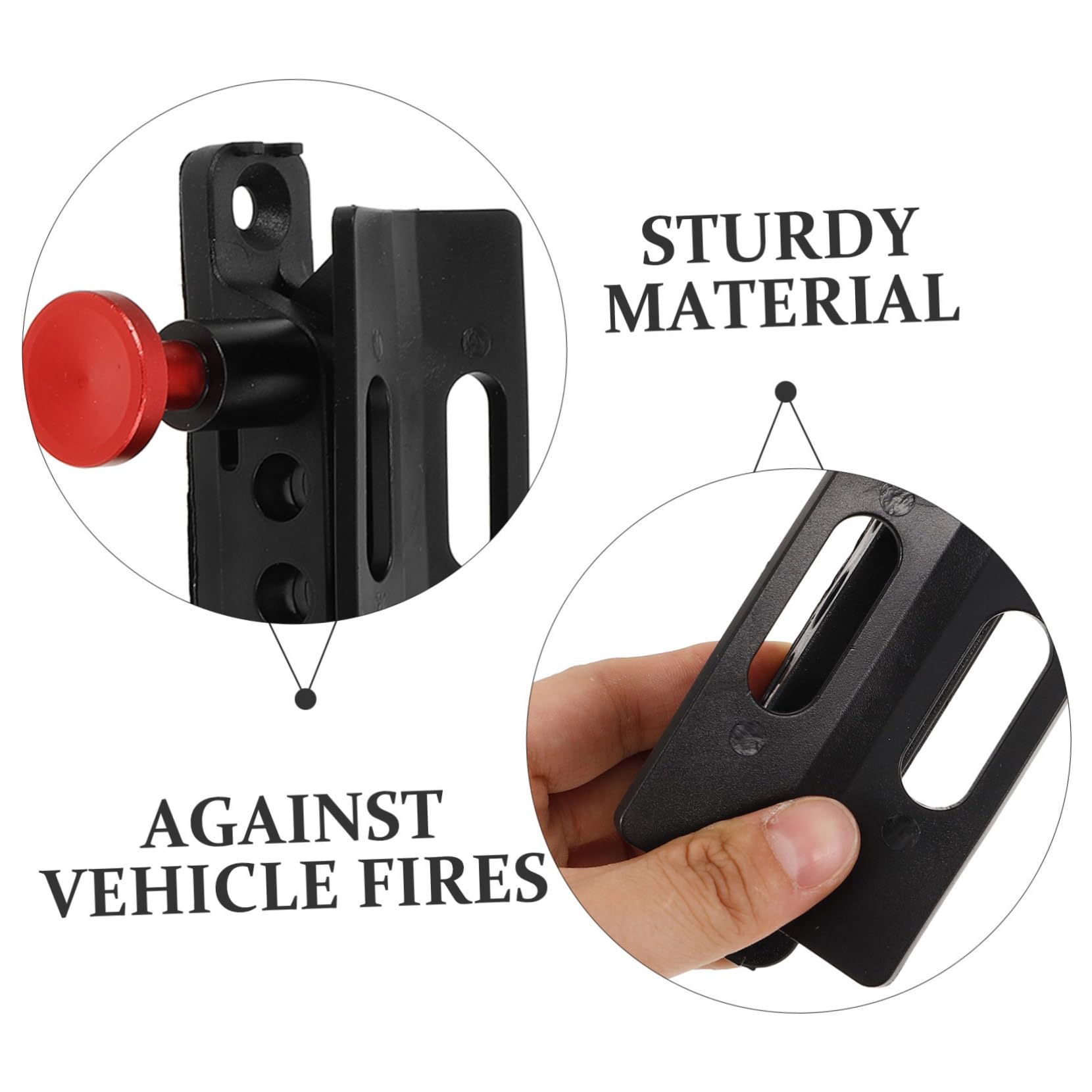 Regolabile Per Estintore Auto Staffa Facile Installazione Per Veicoli Compatibile e Atv Utv